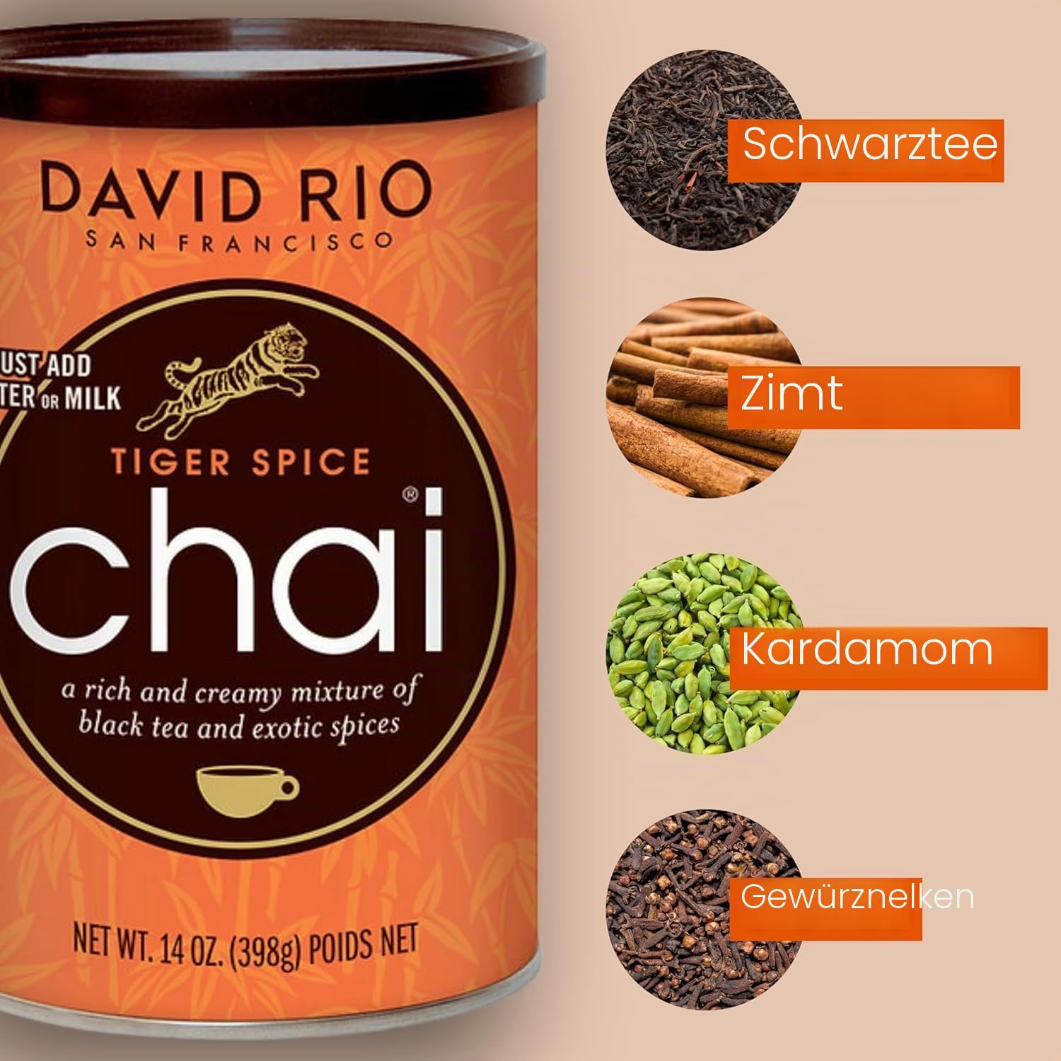 david-rio-signature-chai-latte-pulver-set-tiger-elephant-orca-flamingo image 2