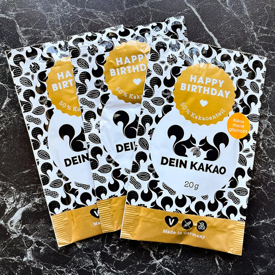 dein-kakao-happy-birthday-kakaopulver-vanille-20er-box-400-g image 1