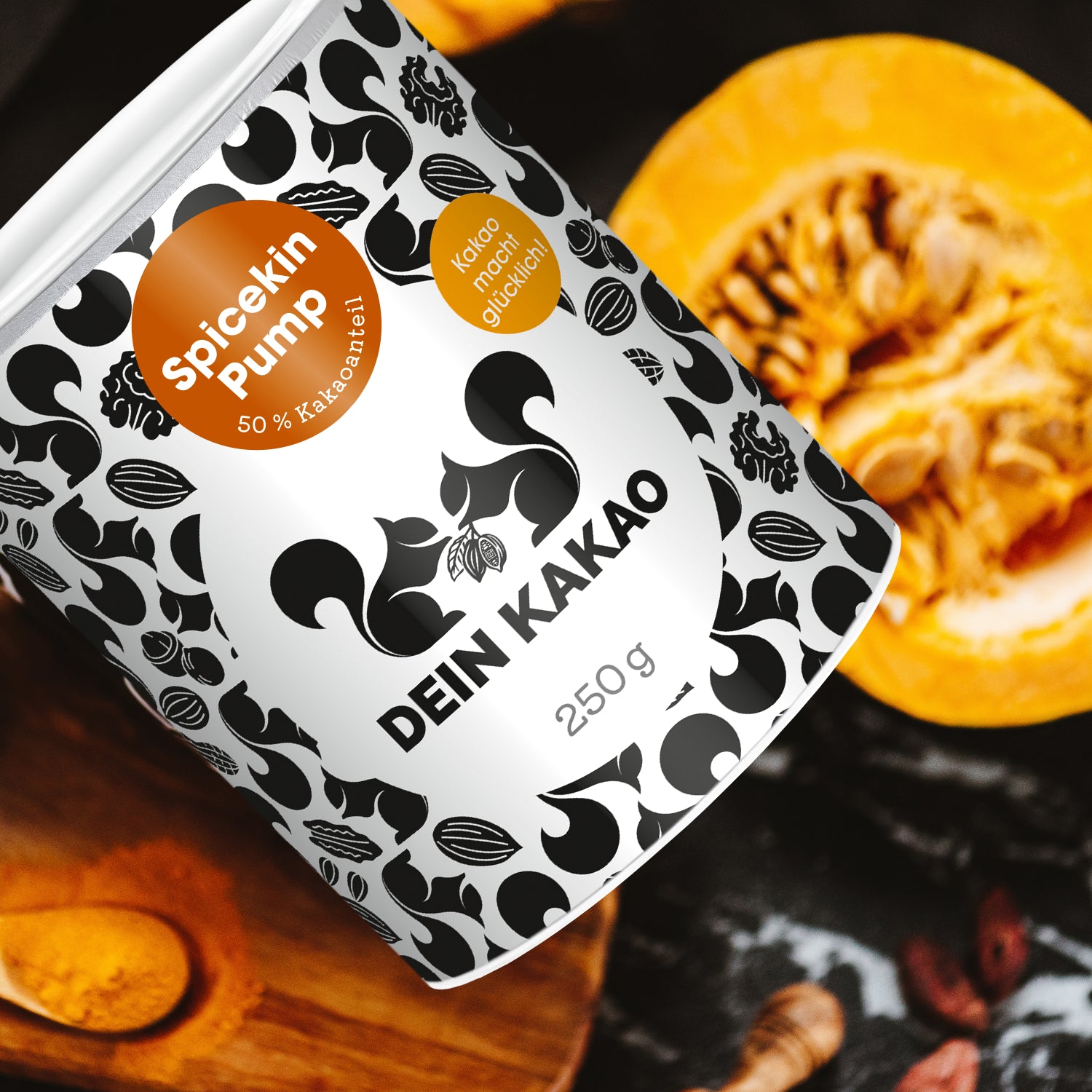 dein-kakao-spicekin-pump-kakaopulver-pumpkin-spice-250-g-bio image 5
