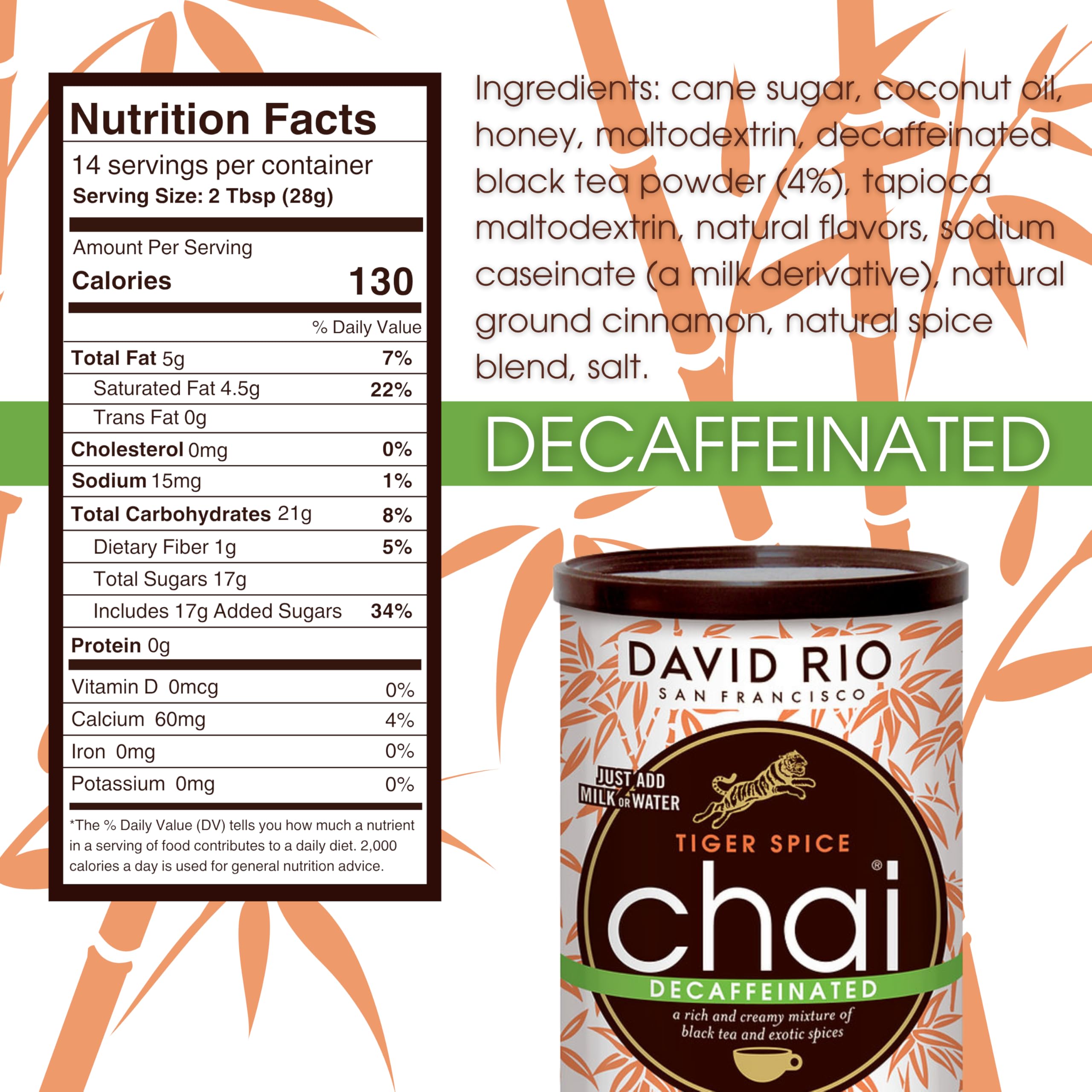 david-rio-signature-tiger-spice-decaf-chai-pulver-398g-entkoffeiniert image 2