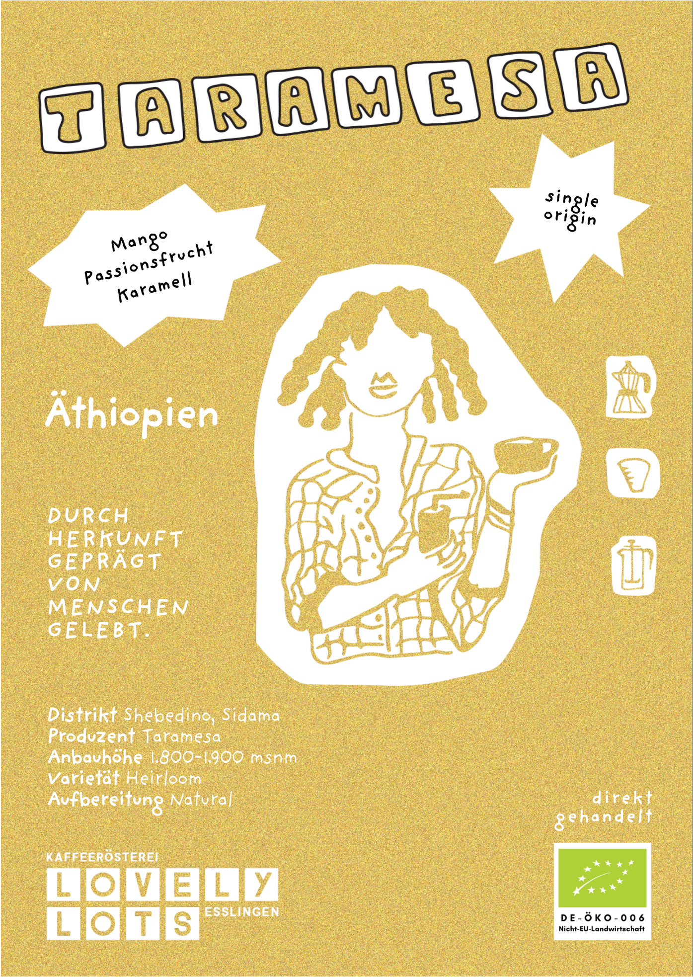 lovely-lots-kaffee-taramesa-thiopien-kaffeebohnen-200g-fruchtig image 1