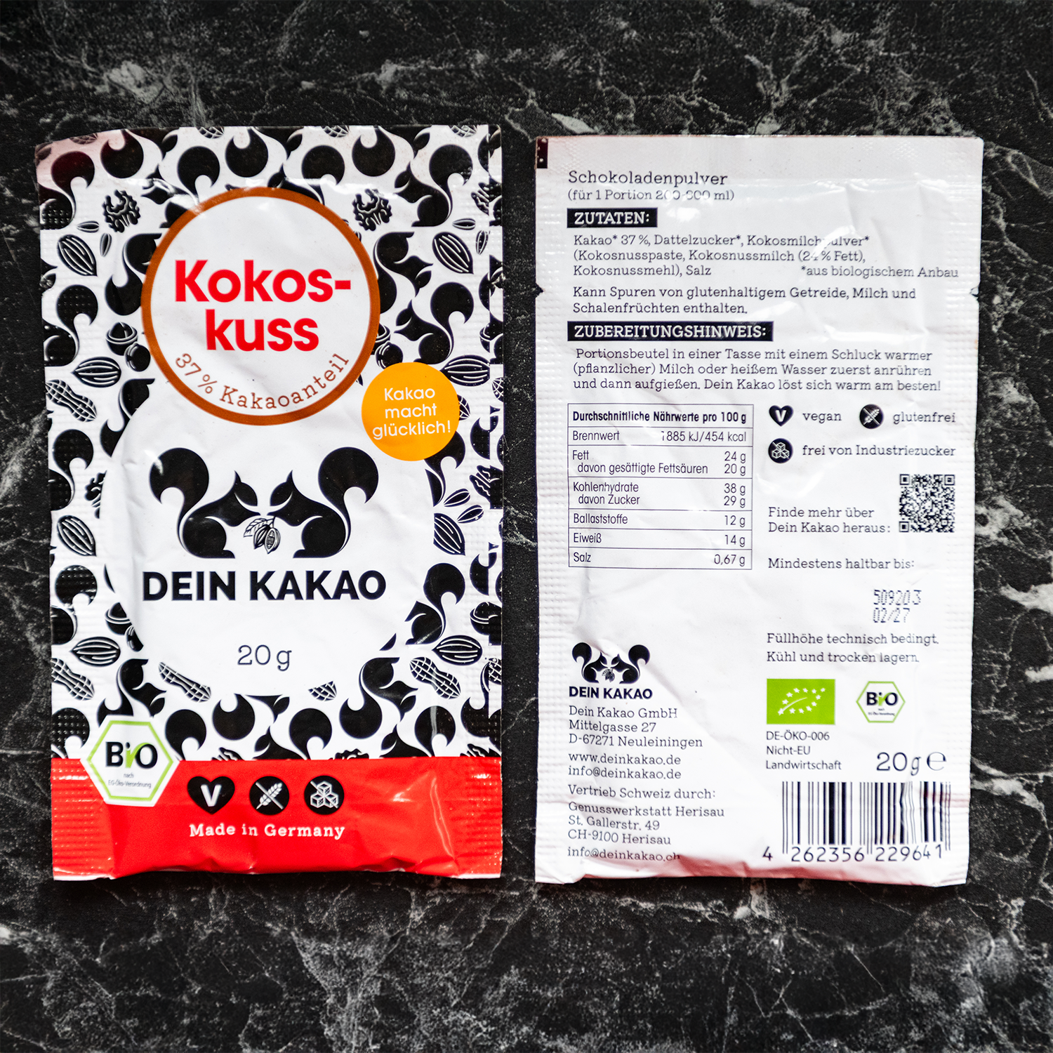 dein-kakao-kokoskuss-bio-kakaopulver-kokos-20-x-400-g image 2