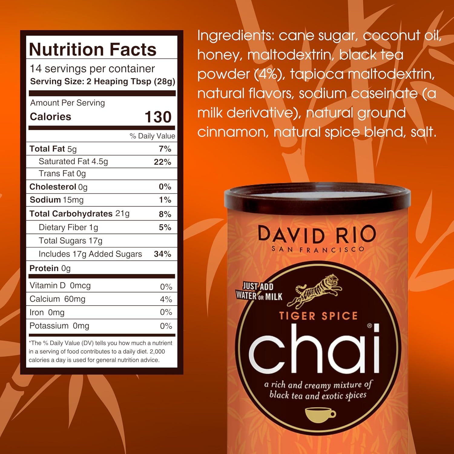 david-rio-signature-tiger-spice-chai-latte-pulver-398-g-dose image 2