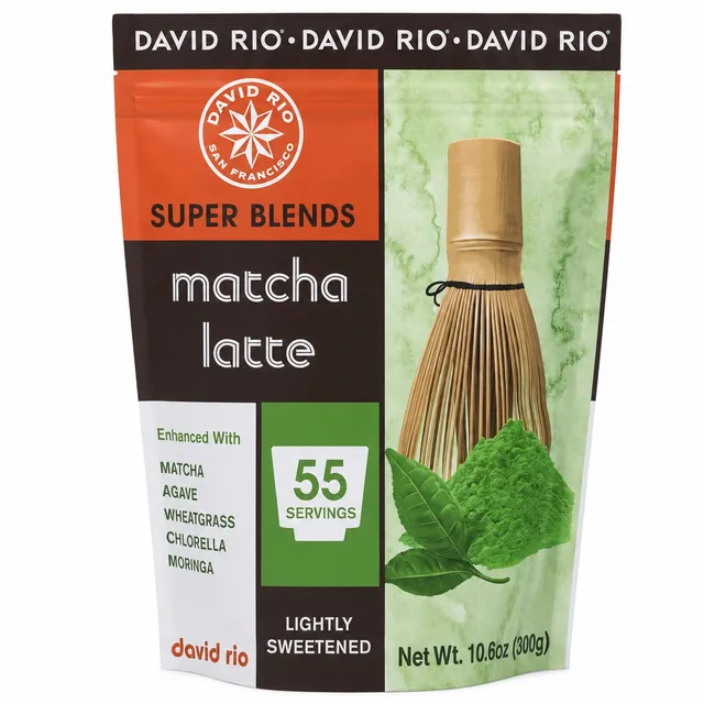 david-rio-super-blends-matcha-latte-pulver-300-g-agave image 1
