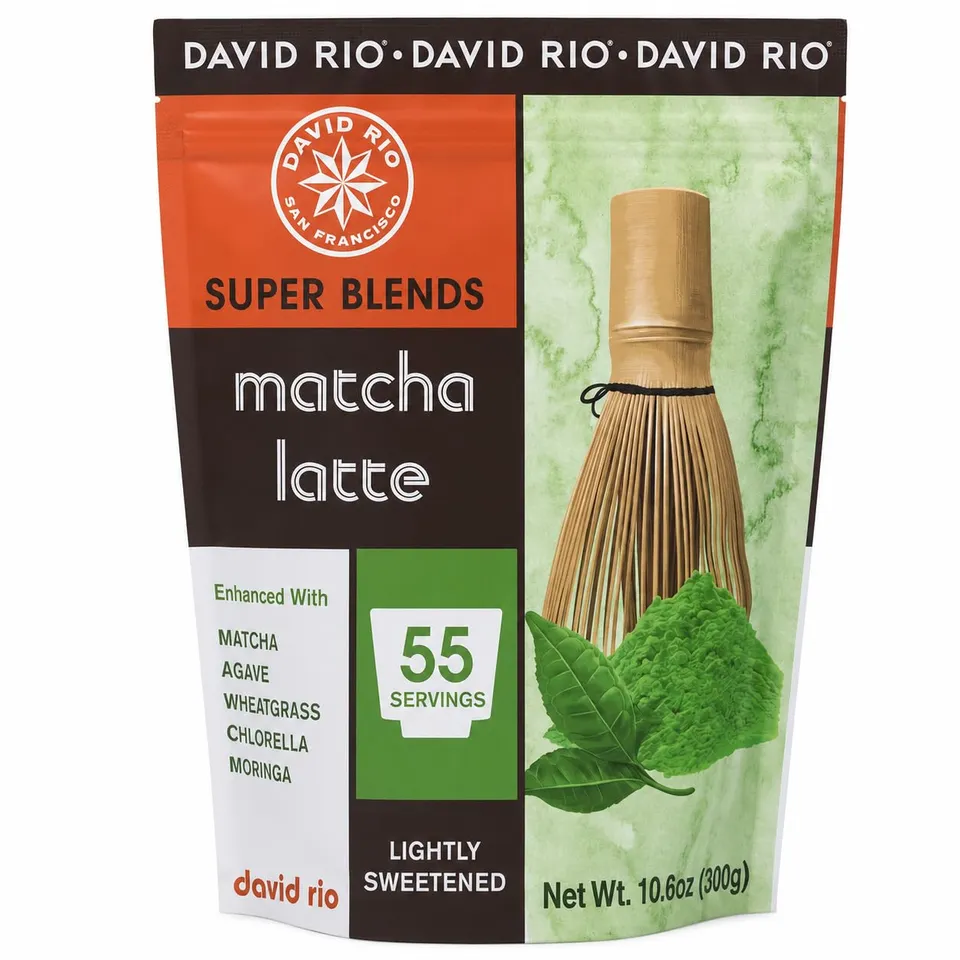 david-rio-super-blends-matcha-latte-pulver-300-g-agave image 1