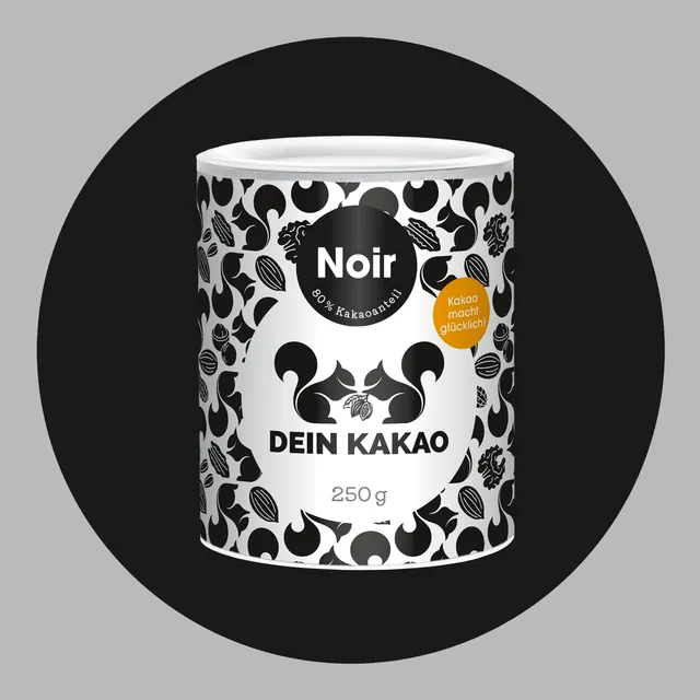 dein-kakao-noir-bio-schokoladenpulver-250-g-80-kakao-vegan image 1