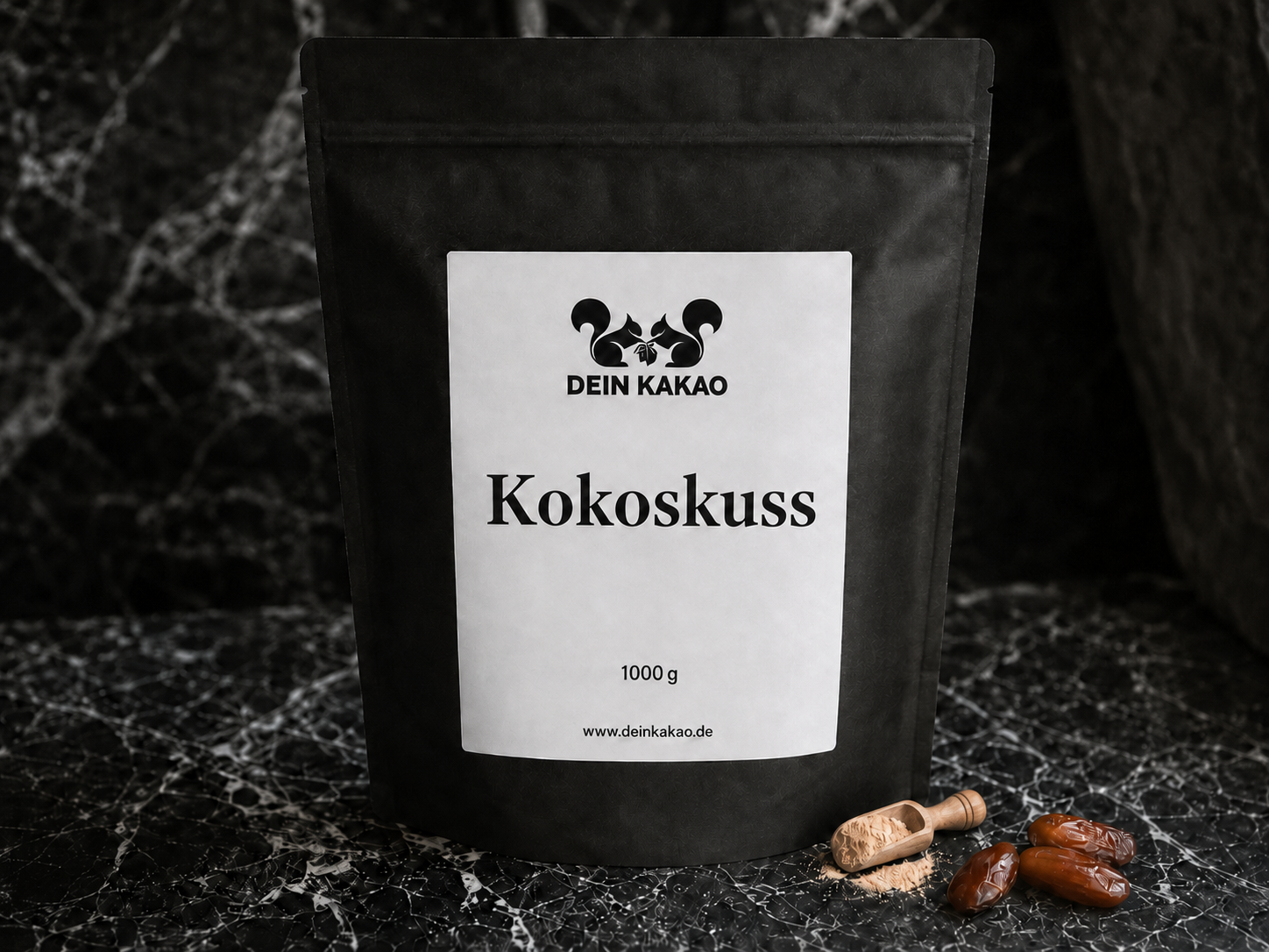 dein-kakao-kokoskuss-bio-kokos-schokoladenpulver-1000-g image 1