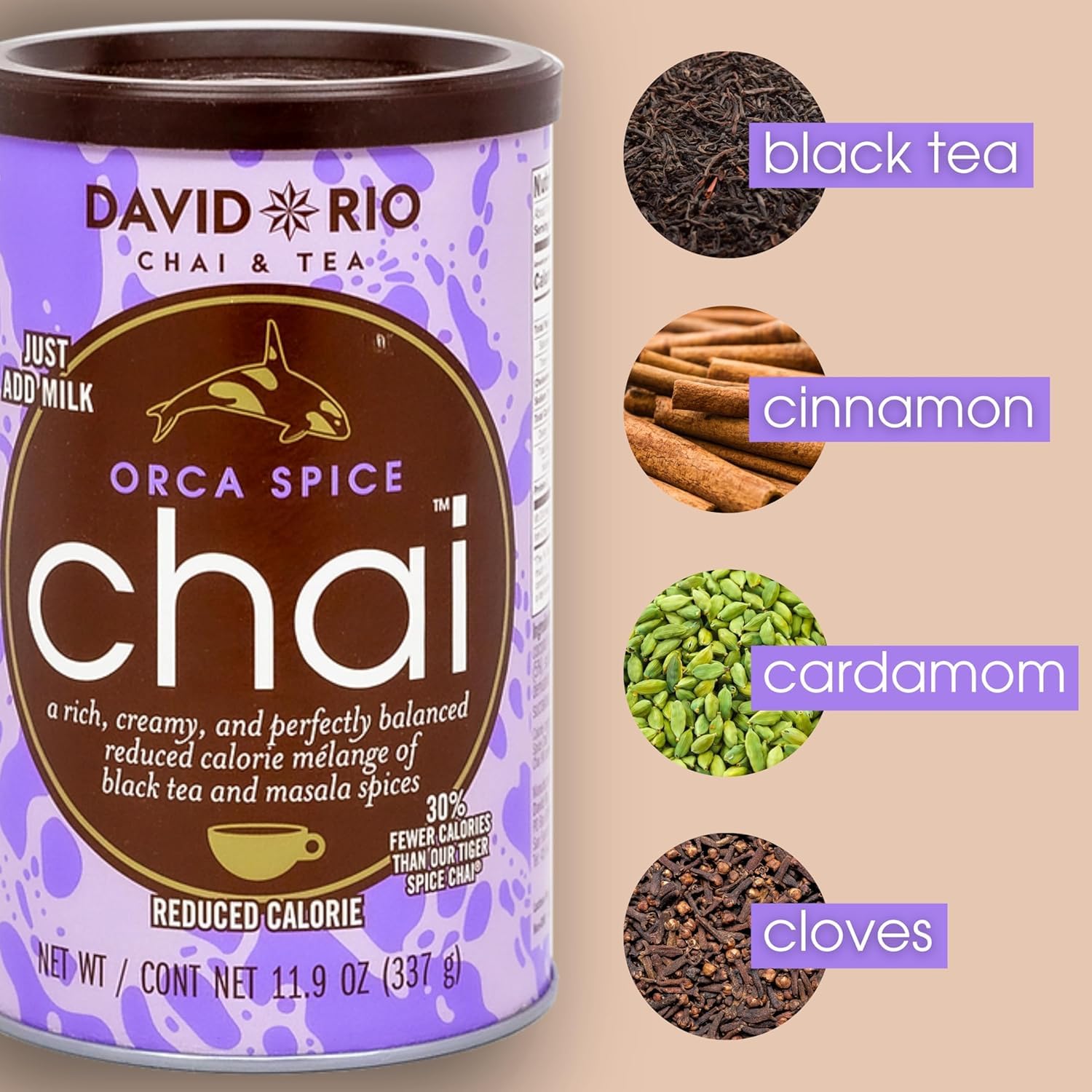 david-rio-orca-spice-chai-latte-pulver-337g-zuckerreduziert image 3