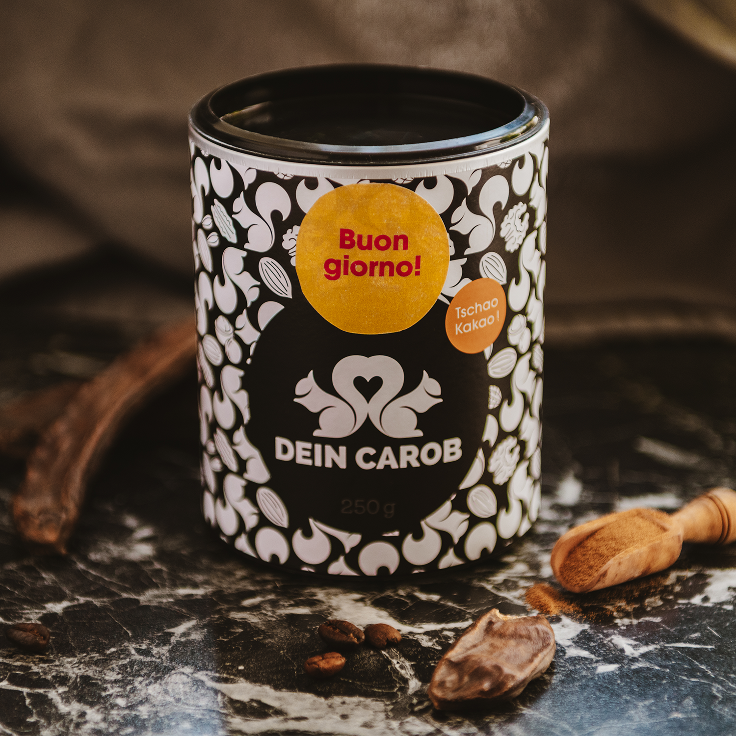 dein-kakao-buon-giorno-bio-getr-nkepulver-carob-kaffee-250-g image 1
