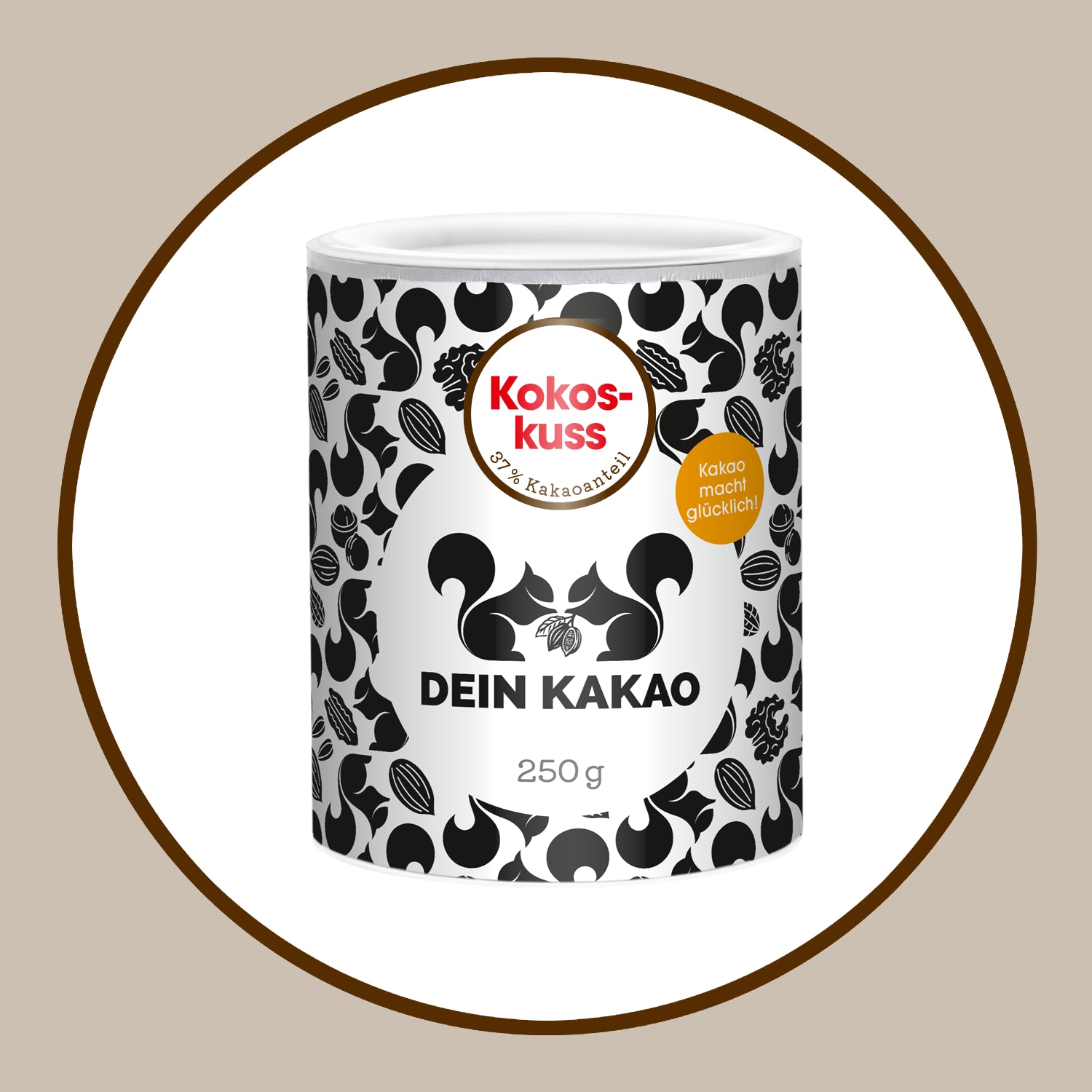 dein-kakao-kokoskuss-kakaopulver-250-g-mit-kokos image 1