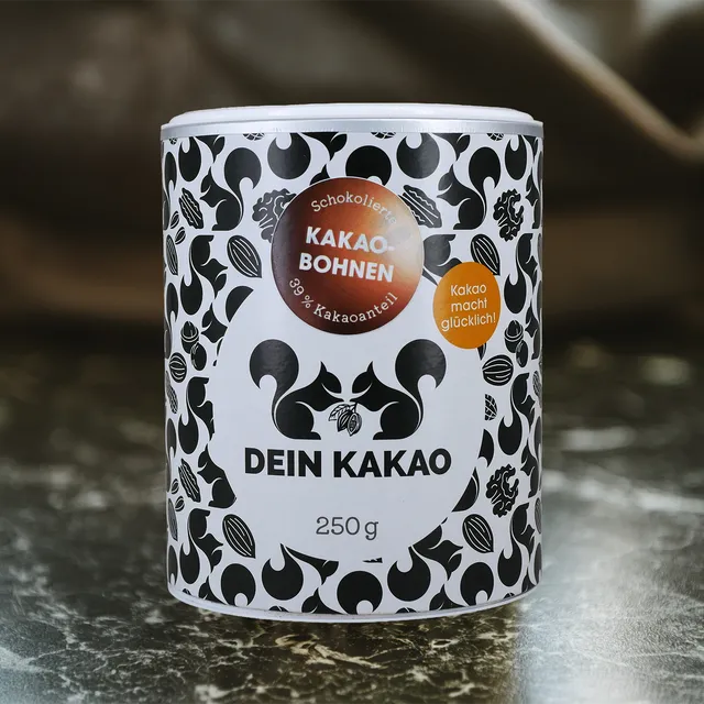 dein-kakao-elements-karamellisierte-kakaobohnen-250-g-bio image 1