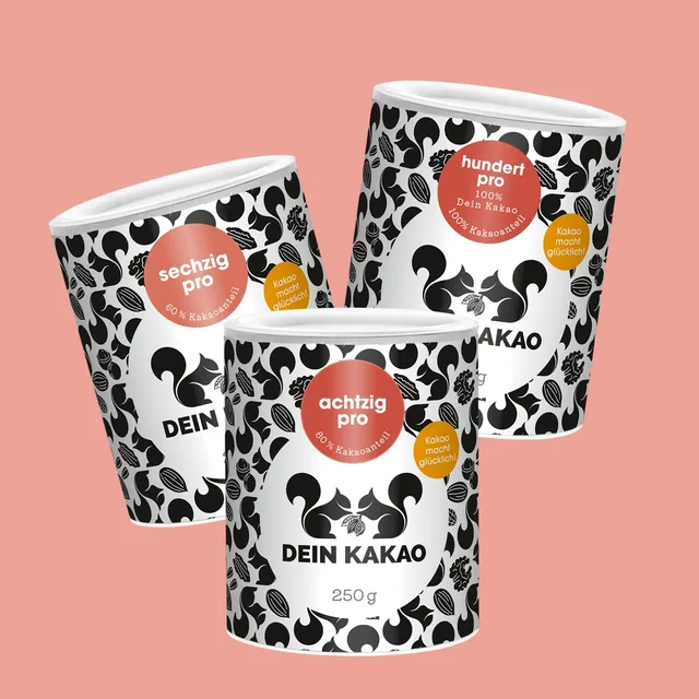dein-kakao-puristen-trio-kakaopulver-geschenkset-750-g-zuckerfrei image 1