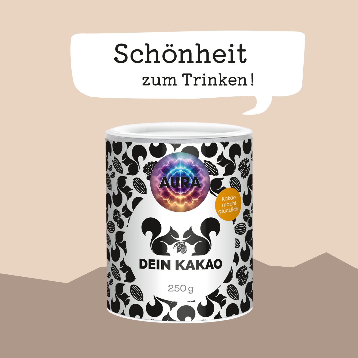 dein-kakao-aura-beauty-kakaopulver-kollagen-250-g image 2
