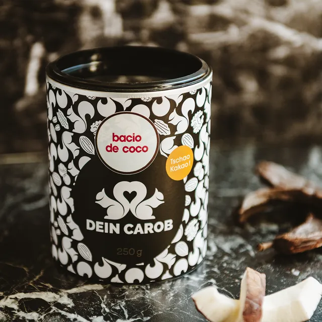 dein-kakao-bacio-de-coco-carobpulver-kokos-8-x-250-g image 1