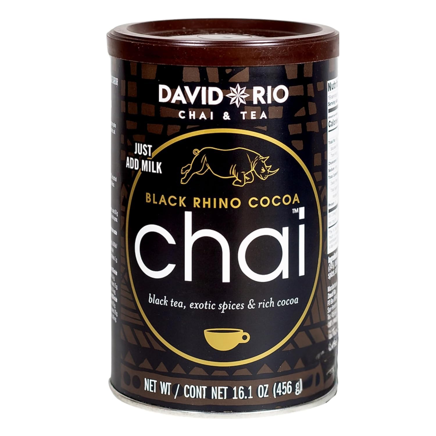 david-rio-signature-black-rhino-cocoa-chai-pulver-456g-vegan image 7