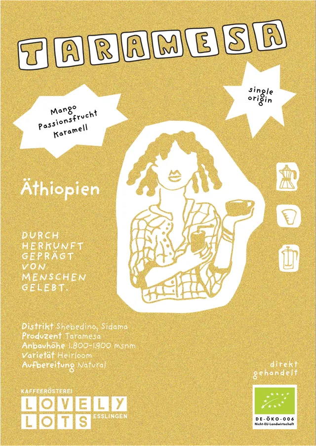 lovely-lots-kaffee-taramesa-thiopien-kaffeebohnen-200g-fruchtig image 1