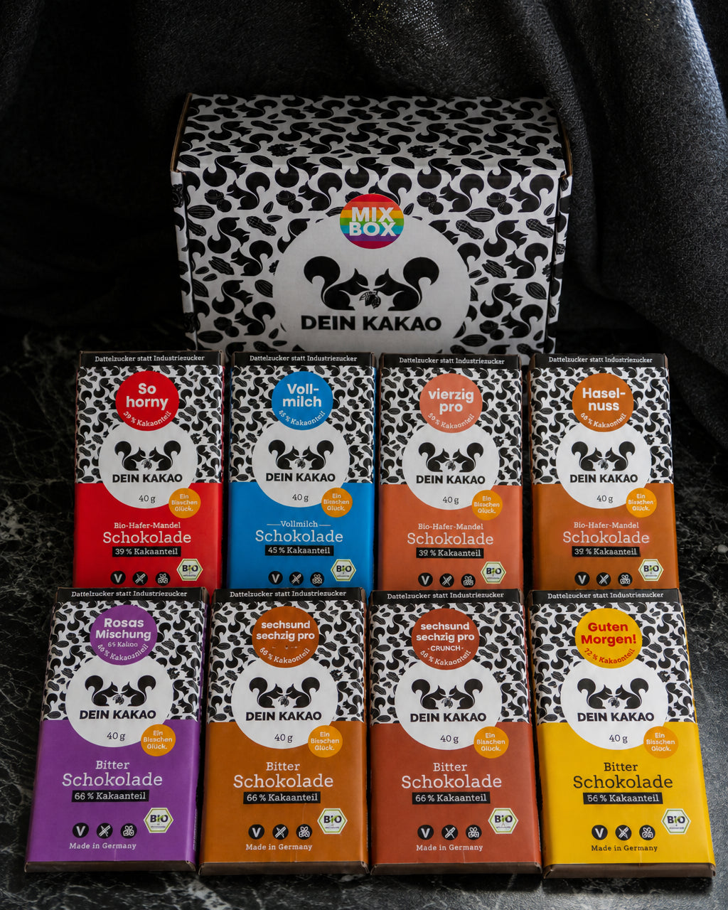 dein-kakao-mixbox-schoko-probierset-20x40-g-800-g-mix image 1