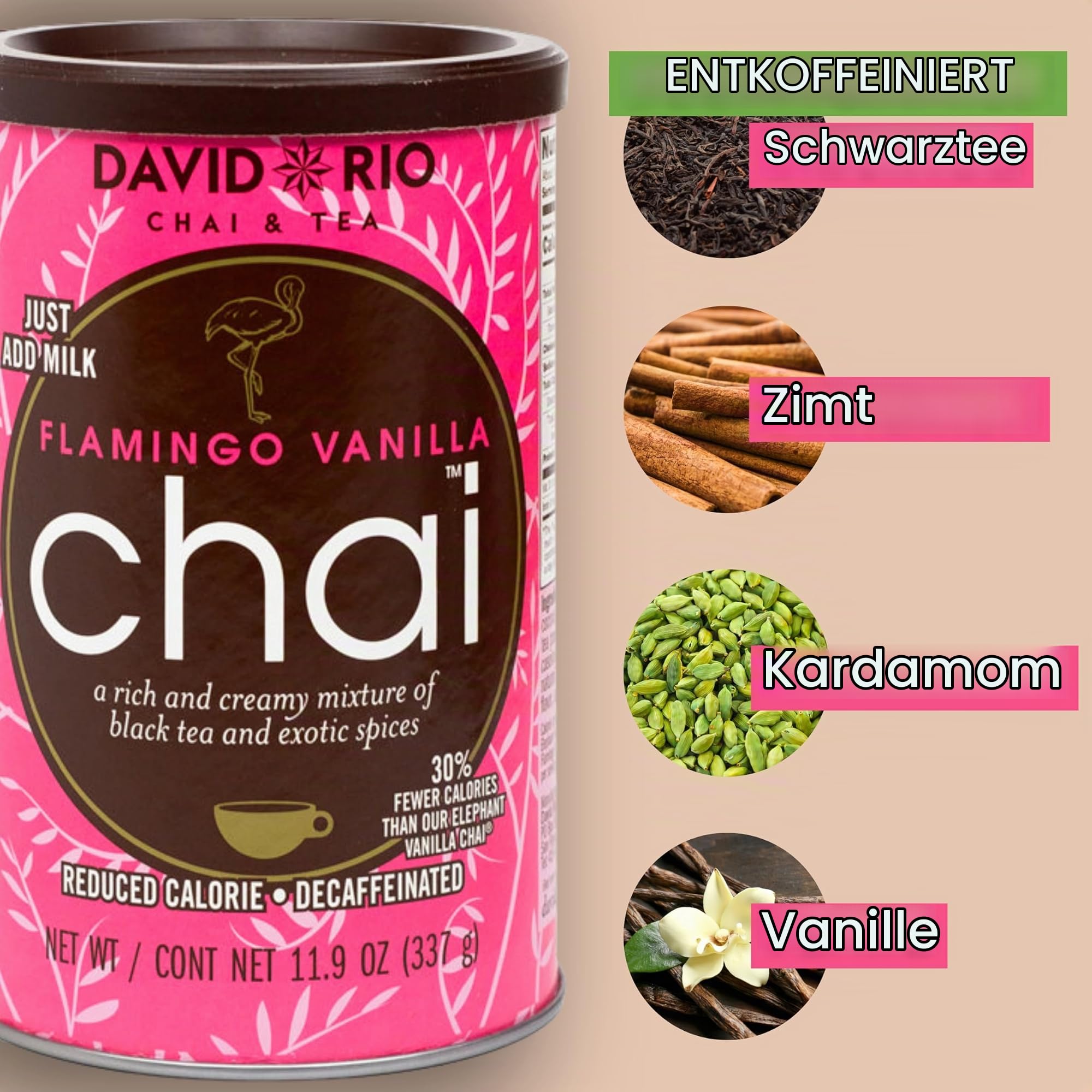david-rio-signature-flamingo-vanilla-chai-pulver-1-52kg-zuckerfrei image 3