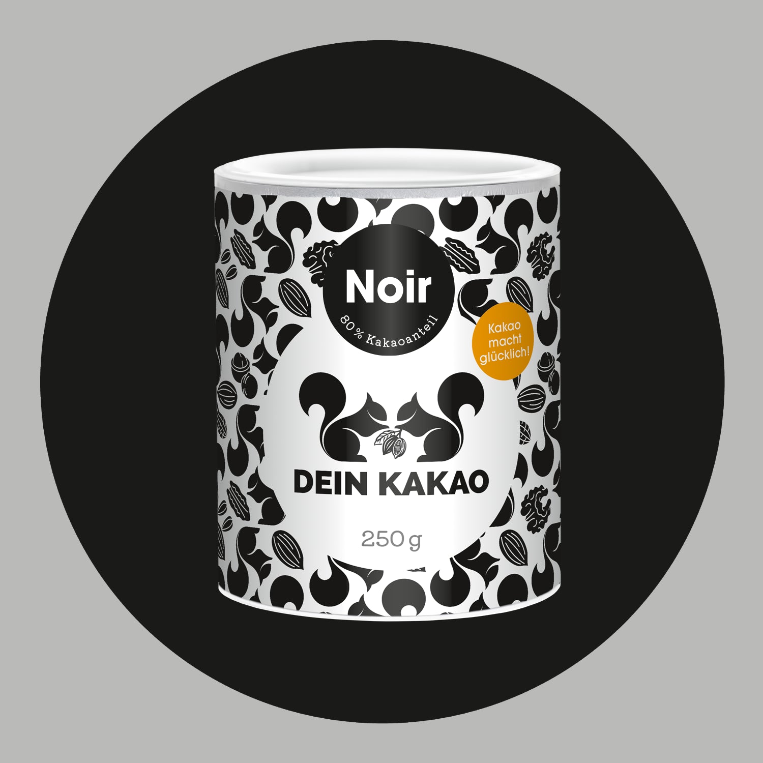 dein-kakao-noir-bio-schokoladenpulver-250-g-80-kakao-vegan image 1